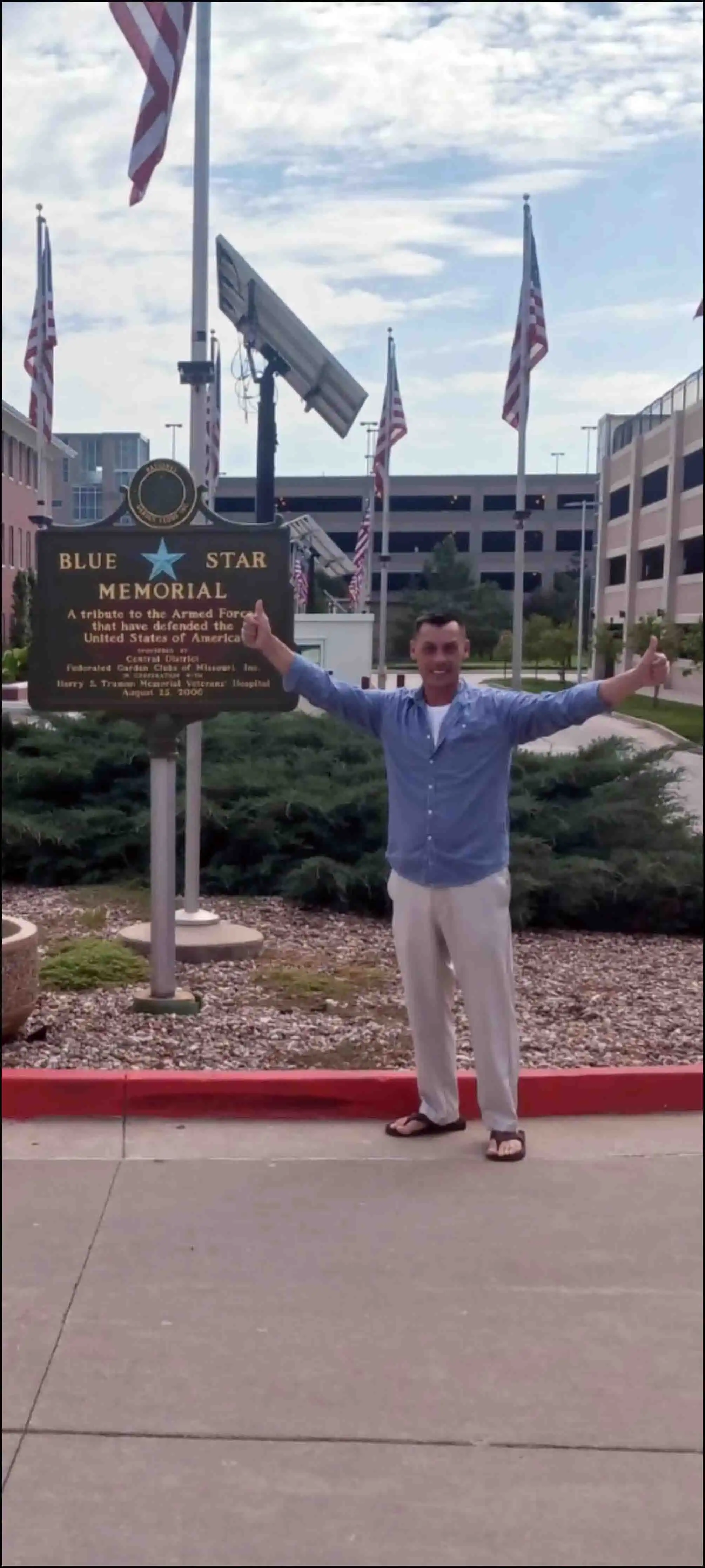 Book Author & CEO David Haave visits the VA Hospital Harry S. Truman. -- David Haave